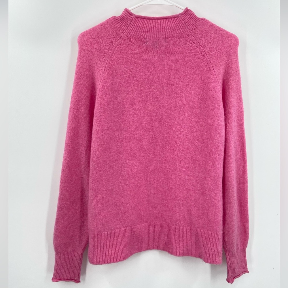 J. Crew Pink Rollneck Sweater Small - Picture 4 of 7